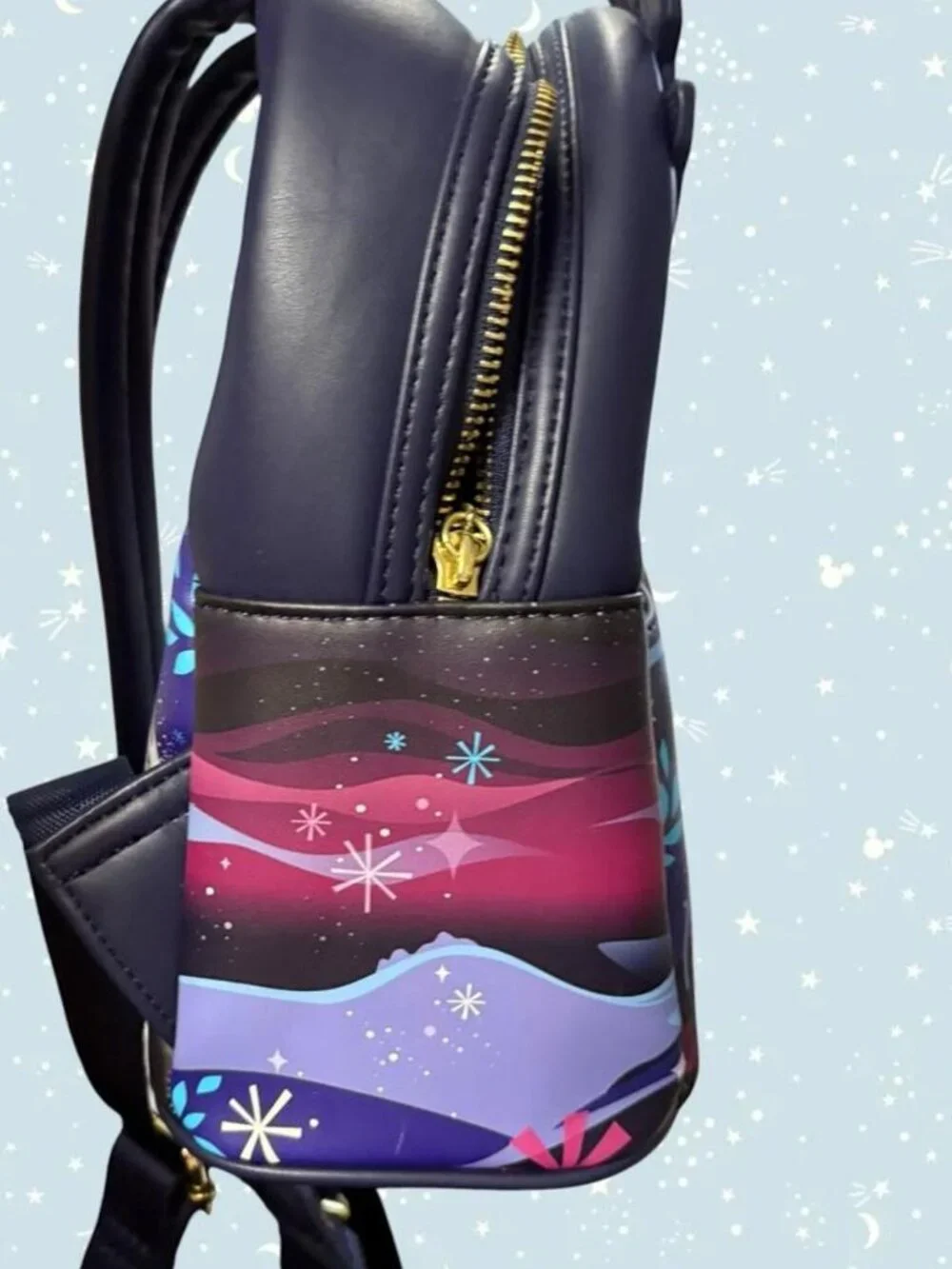 Disney Loungefly Cinderella Castle and Carriage Scene Mini Backpack
